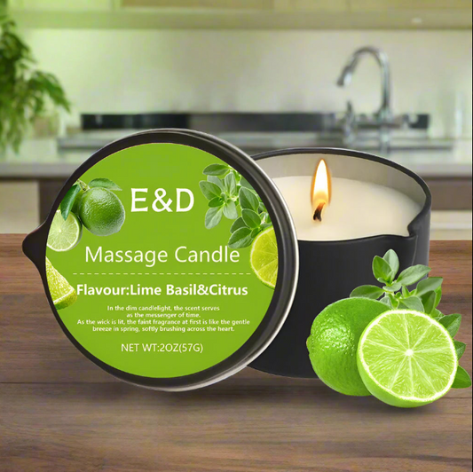 Massage Oil Candle – Aromatherapy & Skin Care