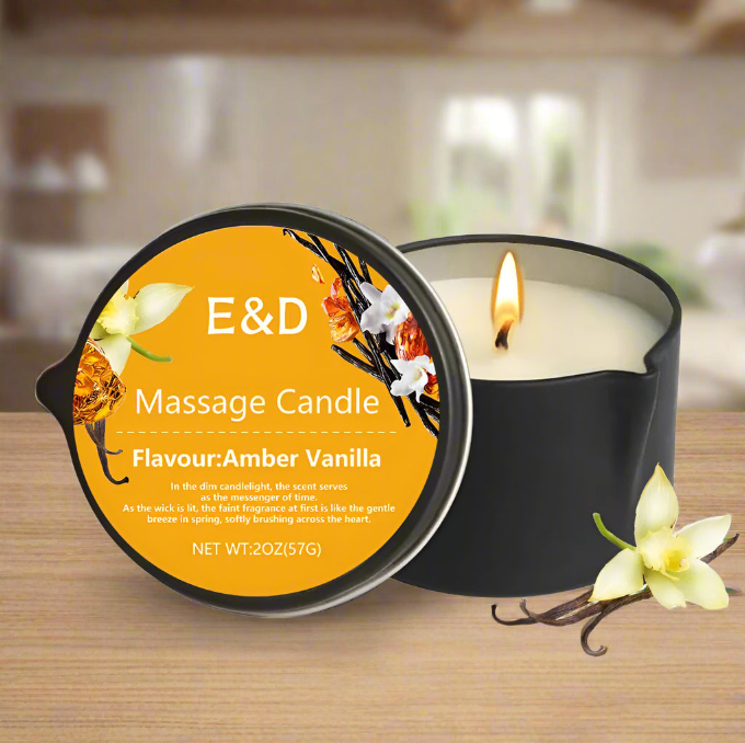 Massage Oil Candle – Aromatherapy & Skin Care