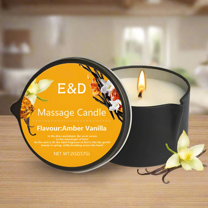 Massage Oil Candle – Aromatherapy & Skin Care