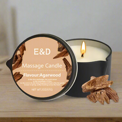 Massage Oil Candle – Aromatherapy & Skin Care