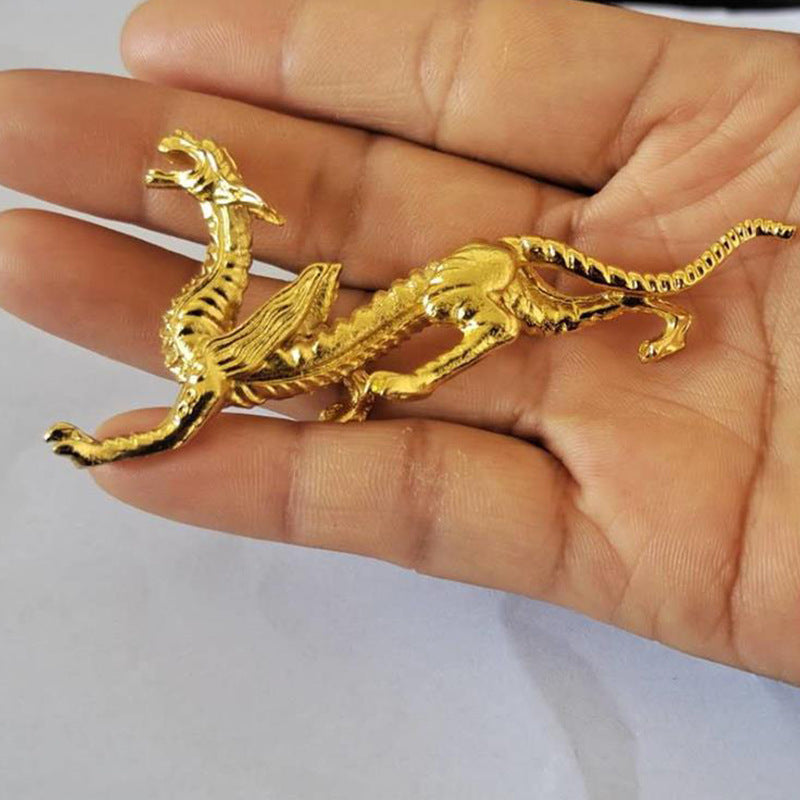 Dragon Crest – Metal Gold Dragon Incense Holder
