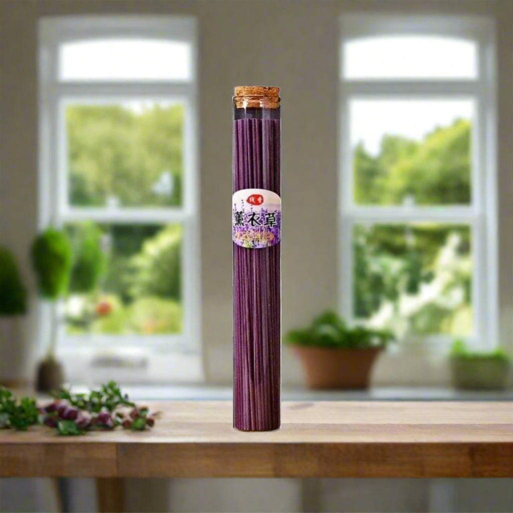 “Harmony Scents™ – 120 Natural Incense Sticks 🎁🕯 (Sandalwood & Lavender Blend) ✨”