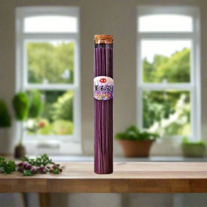 “Harmony Scents™ – 120 Natural Incense Sticks 🎁🕯 (Sandalwood & Lavender Blend) ✨”