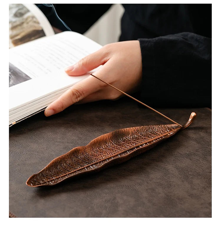 Serenity Leaf Incense Holder