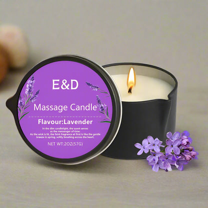 Massage Oil Candle – Aromatherapy & Skin Care