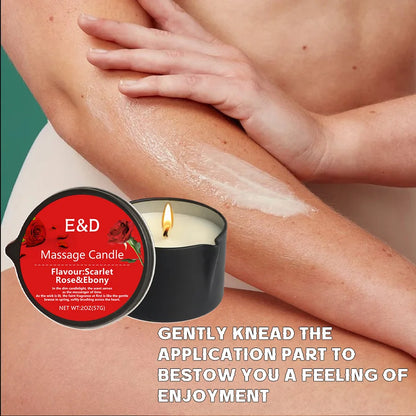 Massage Oil Candle – Aromatherapy & Skin Care
