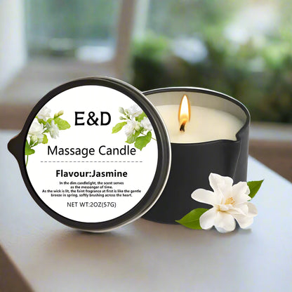 Massage Oil Candle – Aromatherapy & Skin Care