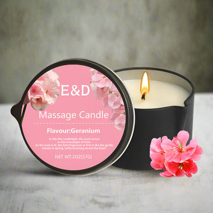 Massage Oil Candle – Aromatherapy & Skin Care