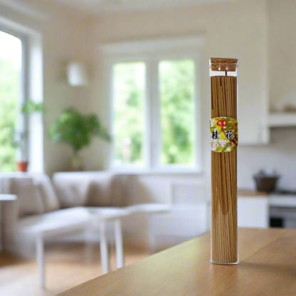“Harmony Scents™ – 120 Natural Incense Sticks 🎁🕯 (Sandalwood & Lavender Blend) ✨”