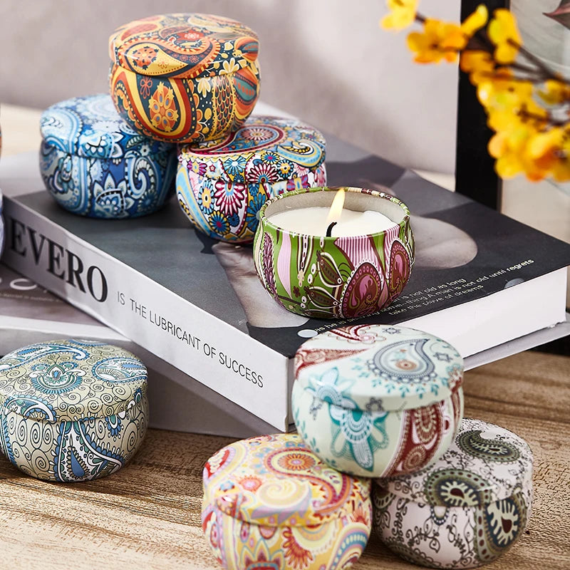 Obisesio™ 12-Piece Scented Candle Gift Set – Soy Aromatherapy Candles for Home & Relaxation