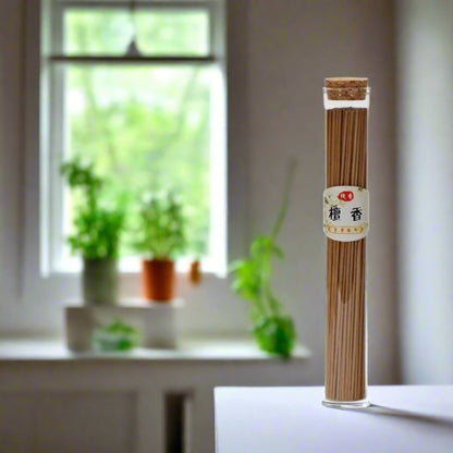 “Harmony Scents™ – 120 Natural Incense Sticks 🎁🕯 (Sandalwood & Lavender Blend) ✨”
