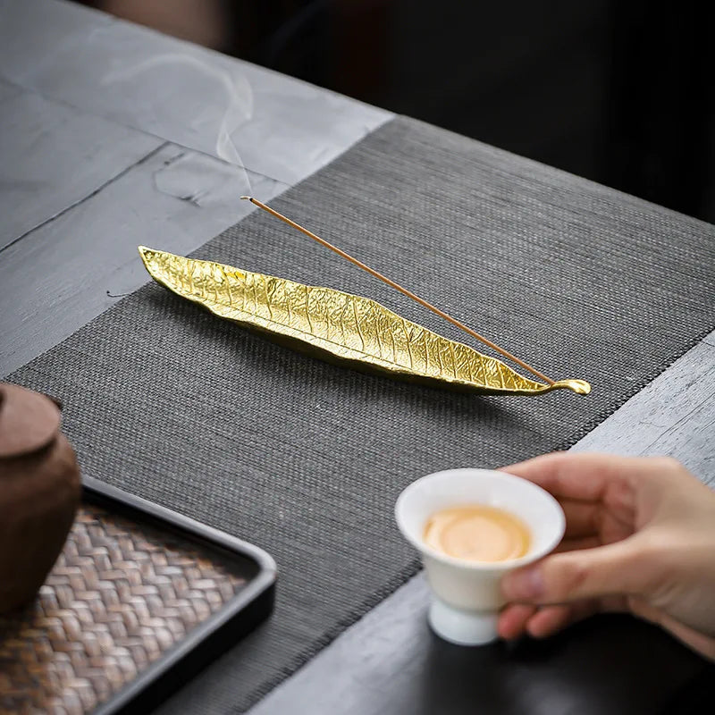 Serenity Leaf Incense Holder