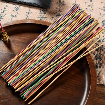 “Harmony Scents™ – 120 Natural Incense Sticks 🎁🕯 (Sandalwood & Lavender Blend) ✨”